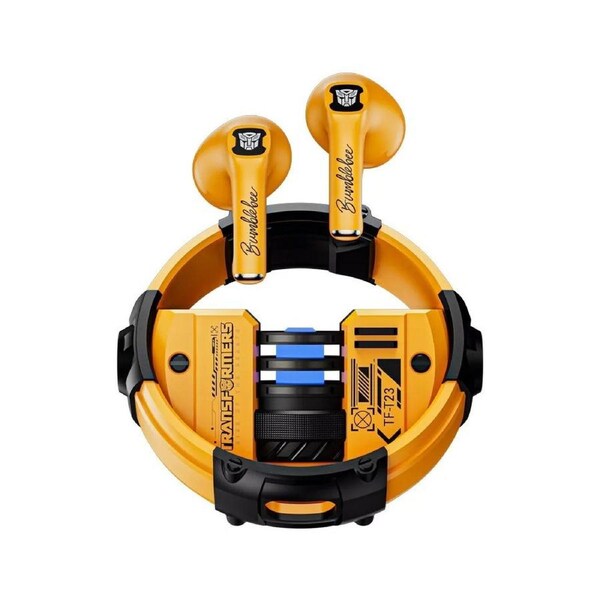 Transformers Wireless Earbud Earphones Bluetooth V5.4 TF-T23 - Yellow