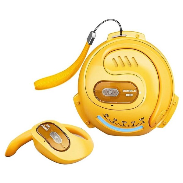 Transformers Wireless Earbud OWS Ear Hook Earphones Bluetooth V5.4 TF-T07 - Yellow