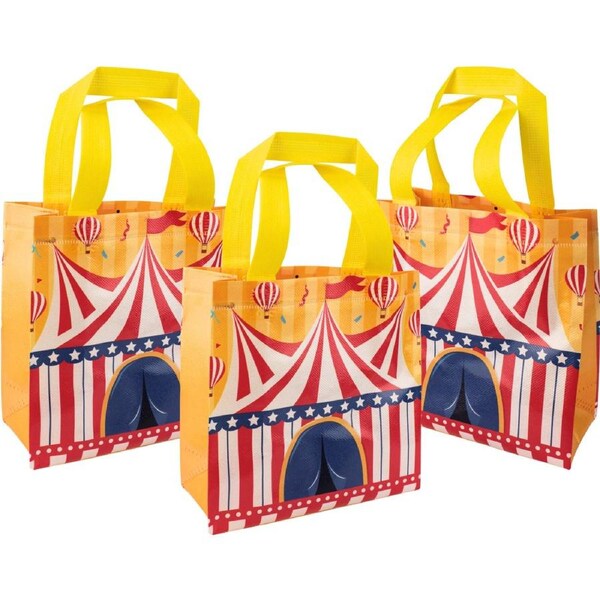 Circus Party Tote Bags (Pack of 12)