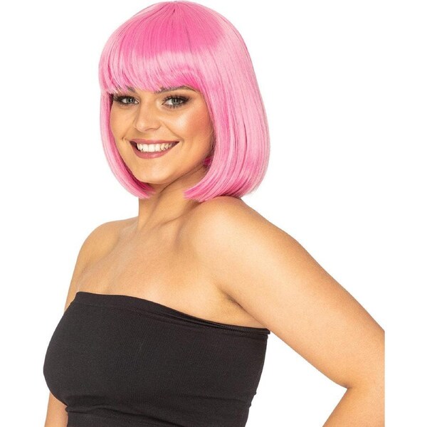 Fashion Deluxe Candy Pink Bob Wig