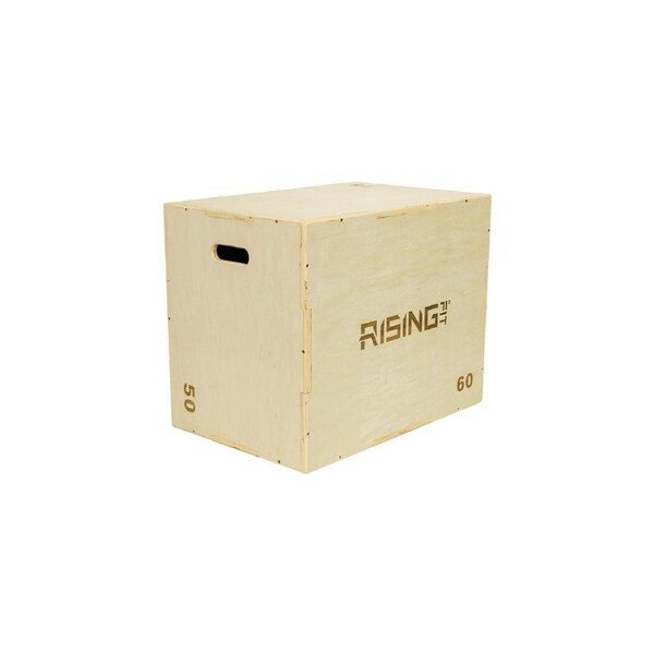 Body Iron Rising Pro Commercial Wooden Plyometric Box Jump 20/24/30 Inch