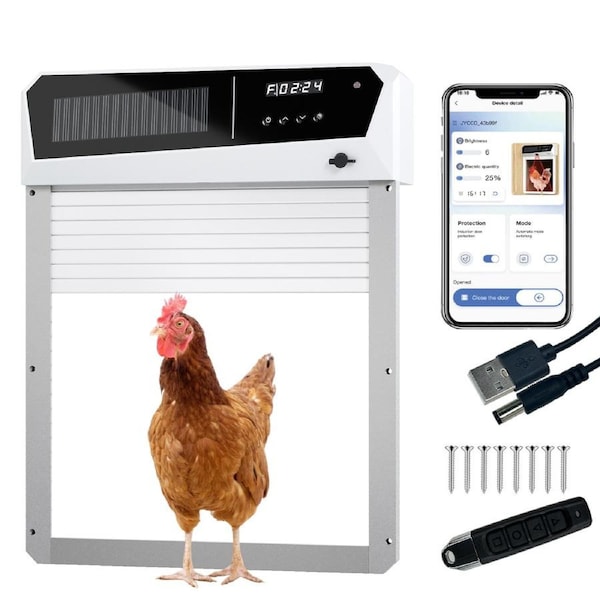 Advwin Automatic Chicken Coop Door Smart App Control