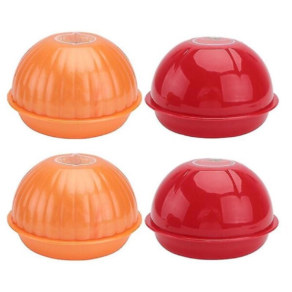 4pcs Food Plastic Box