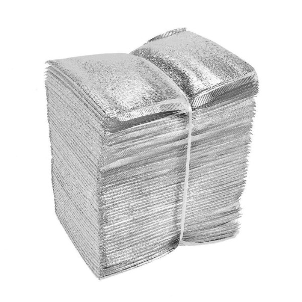 50pcs Lunch Cooler Bag Insulation Folding Picnic Portable Ice Pack Food Thermal Bag Food Delivery D