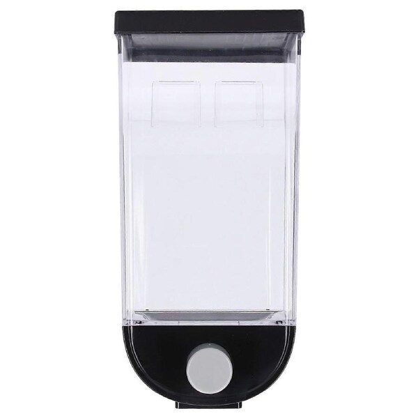 Square Dry Food Dispenser Wall Mounted Grain Storage Container Laundry Bead Cereal Dispenser for Kitchen1.5L