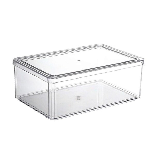 5000ml Food Transparent Storage Container Fridge Produce Saver with Lid for Veggie, Berry, Fruits and Vegetables