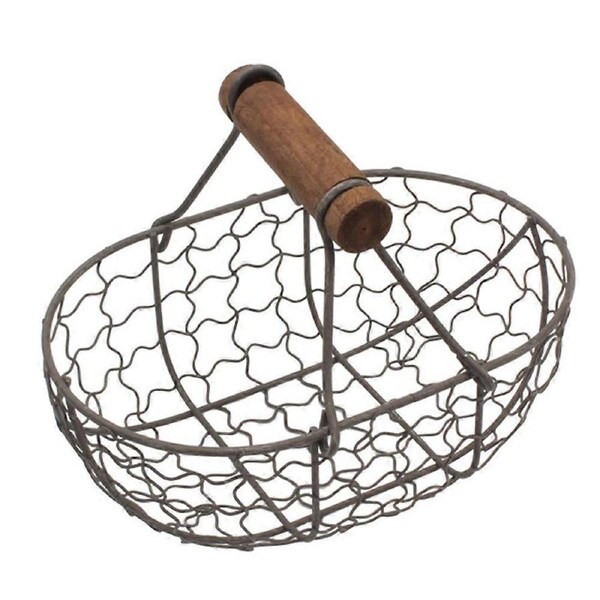 Veggie Platter Wire Metal Egg Basket Wire Egg Container Egg Storage Container Decorative Fruit Basket