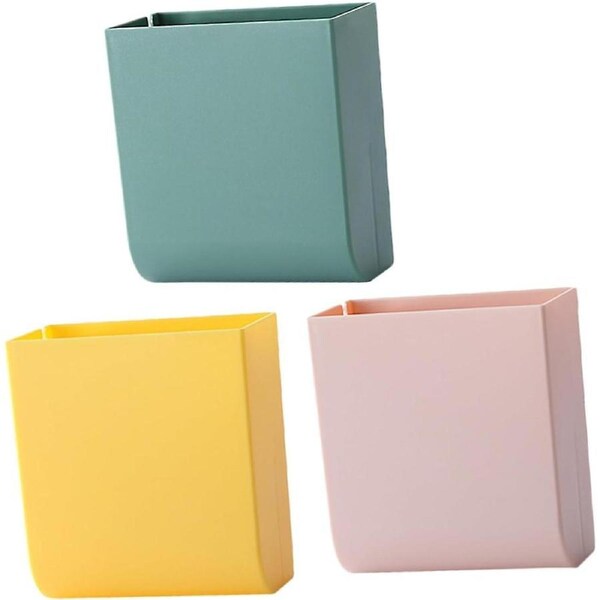 3pcs Boxes Wall Storage Box Tv Mounts Plastic Organizer Box Air Conditioner Bracket Wall-mounted Storage Box Storage Container Wall Hanging Storage Ho