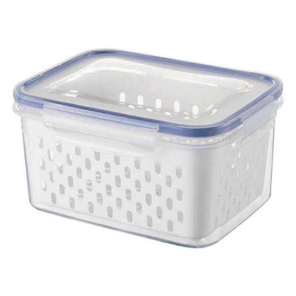 1Pc/3Pcs Fruit Vegetable Storage Containers for Fridge Produce Saver Containers with Lid Colander Refrigerator Organizer Bins Produce Keepers