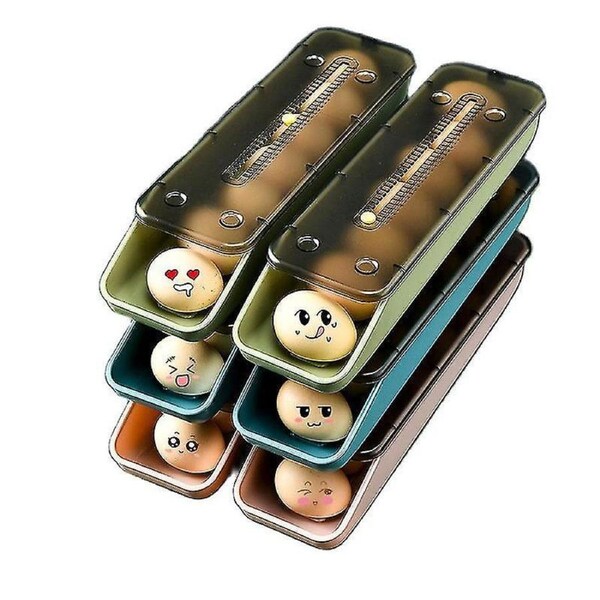 Dewenwils Household Egg Refrigerator Storage Box Egg Tray Food Container Egg Storage Box Eggs Holder