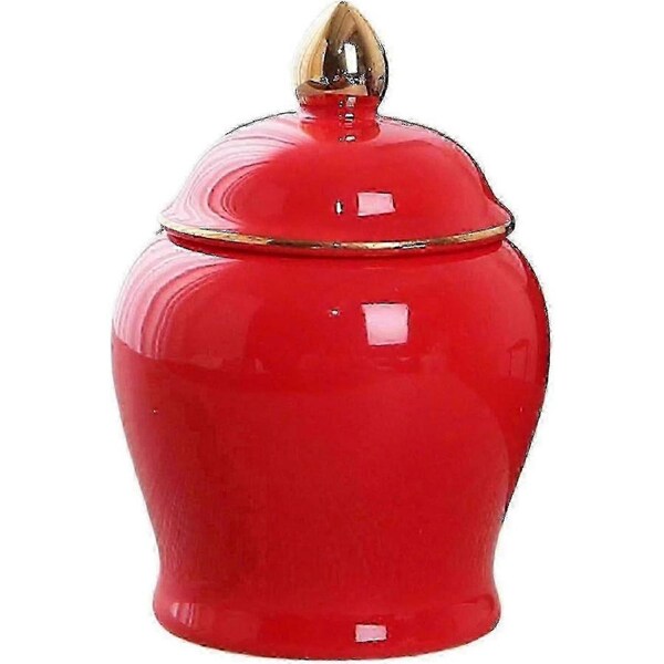 Ceramic Storage Jars, Highly Polished Airtight Storage Canisters With Lid, Small Food Stroage Jar For Kitchen Spice, Tea, Sugar