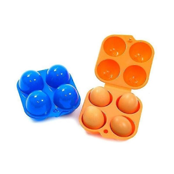 Egg Container Portable Egg Holder Camping Hiking Picnic Bbq Egg Storage Boxes Travel Egg CarrierFour grid