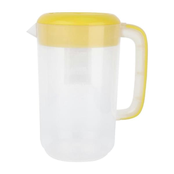 1 Pc 4000ml Plastic Large Capacity Juice Cold Water Container Pitcher with Lid