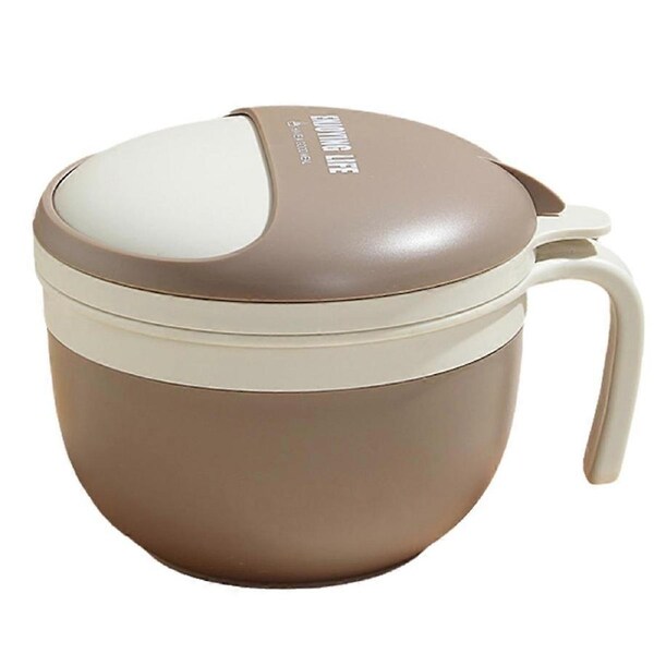 Divided Water-Filled Insulation Instant Noodle Bowl Canteen Lunch Student Lunch Box Office Worker Take-Out Lunch Box B