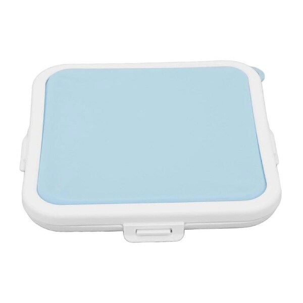 Sandwiches Storage Box Portable Sandwiches Container Lunch Box for Students Office Workers for Work Picnic Outing ,Blue