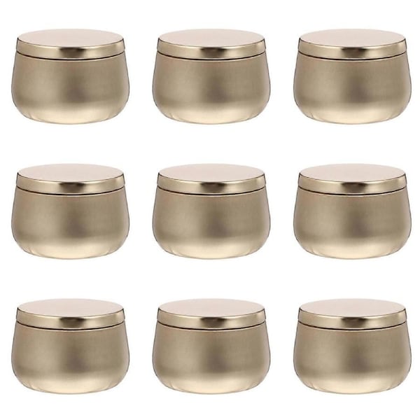9 Pcs Container Lid Dry Food Jar Candle Making Jar Diy Candles Jars Loose Tea Canister
