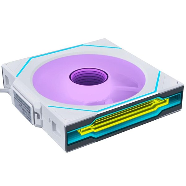 Lian Li UNI FAN SL-INF WIRELESS 120mm ARGB PWM Fan - White (12SLIN1W1W)