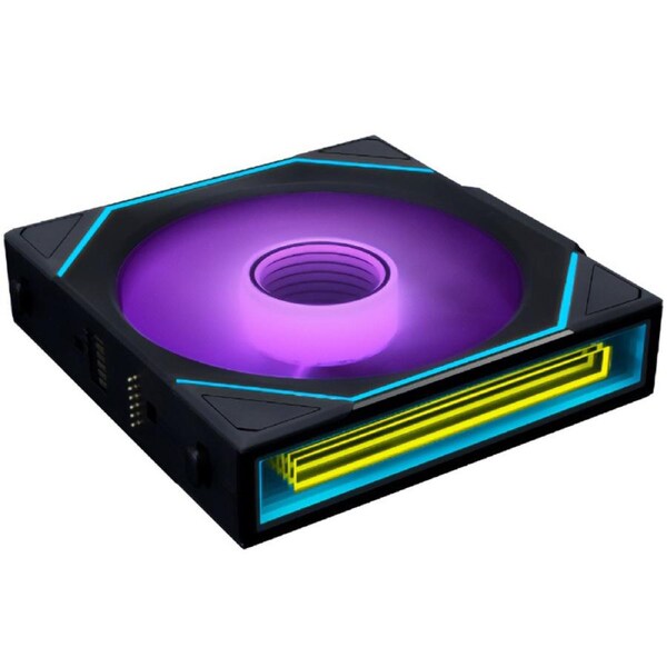 Lian Li UNI FAN SL-INF WIRELESS 120mm Reversed Blade ARGB PWM Fan - Black (12RSLIN1W1B)