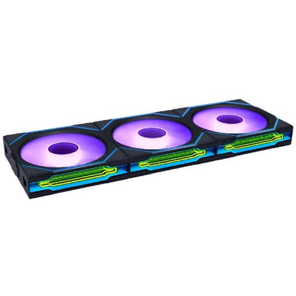 Lian Li UNI FAN SL-INF WIRELESS 120mm ARGB PWM Black Fan with Controller - 3 Pack (12SLIN1W3B)