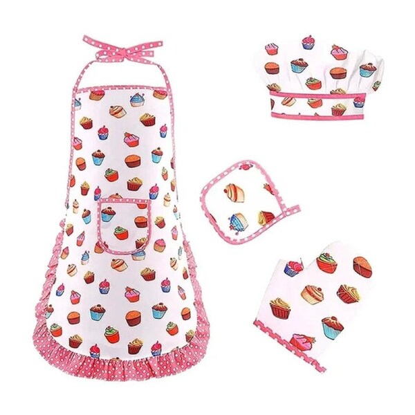 Baking Apron for Kids - Set of 4