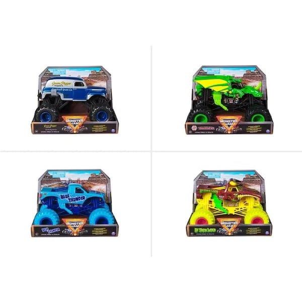 Monster Jam - 1:24 Series 22 Die Cast Monster Truck Assorted