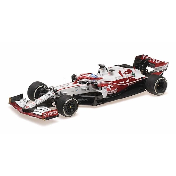 Minichamps 1:43 Alfa Romeo Racing Orlen C41 Kimi Raikkonen Abu Dhabi Gp 2021 Car