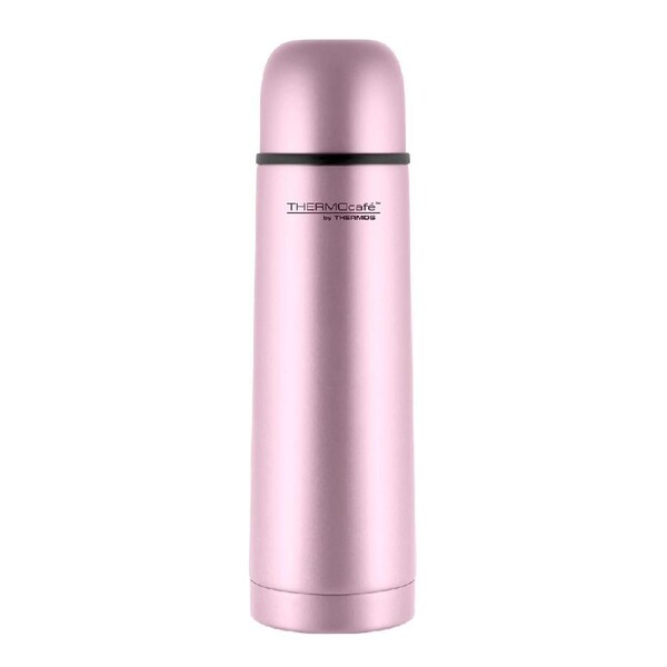 Thermos Thermocafe 500ml Stainless Steel Slim Vacuum Insulated Flask Pink