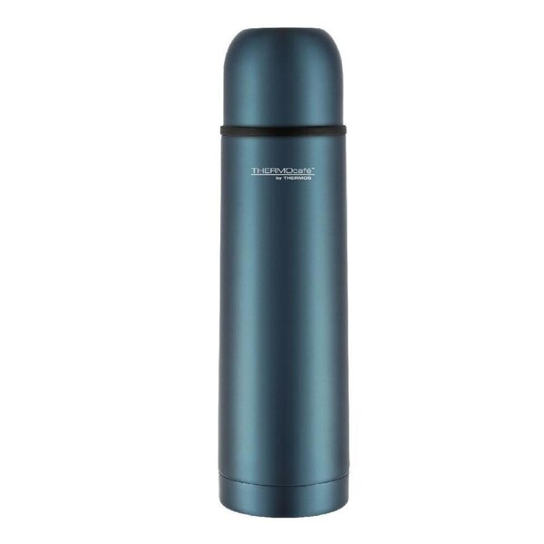 Thermos Thermocafe 500ml Stainless Steel Slim Vacuum Insulated Flask Blue