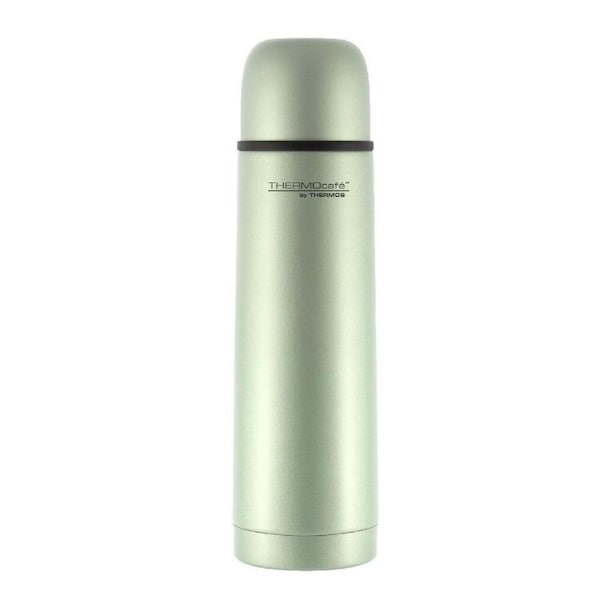 Thermos Thermocafe 1 Litre Stainless Steel Slim Vacuum Insulated Flask - Green