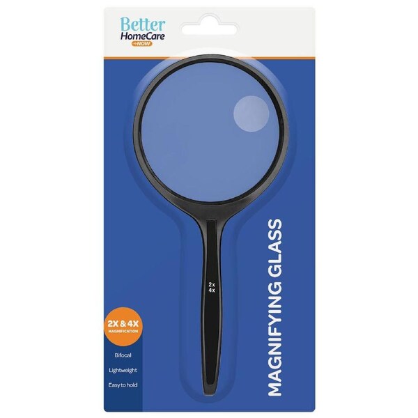 Better Homecare Now Bifocal Magnifying Glass 7.5cm 2x & 4x Magnification