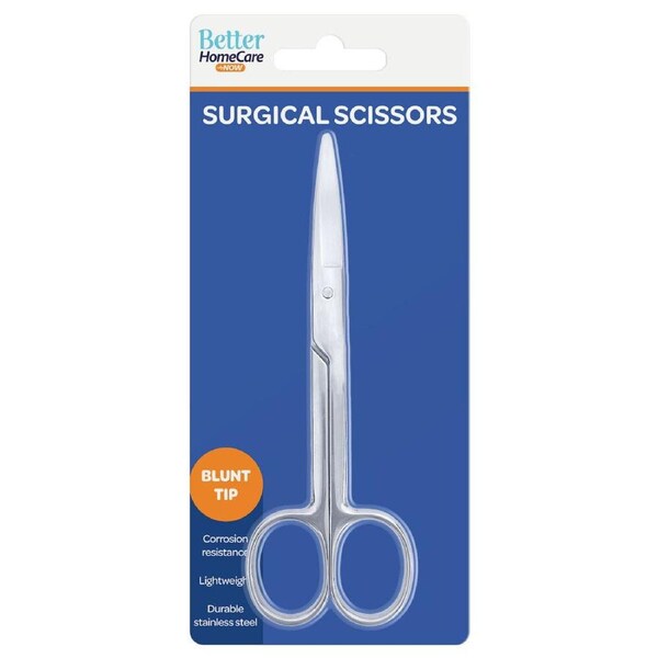 Better Homecare Now Blunt Tip Surgical Scissors Stainless Steel First Aid