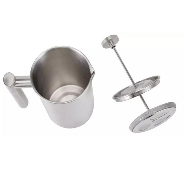 Coffee Tea Plunger 1000ml French Press Stainless Steel