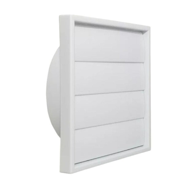 Plastic Gravity Wall Grille Bushfire Rated BAL Vent 200mm