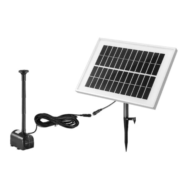 20W Solar Powered Fountain Water Pump Outdoor Garden Pond Pool Submersible Kit