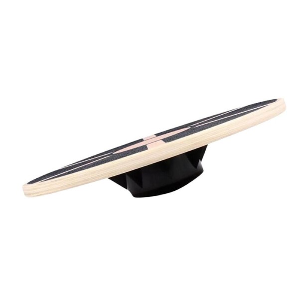 Wooden Balance Board Core Trainer Fitness Round Wobble Platform Yoga Pilate