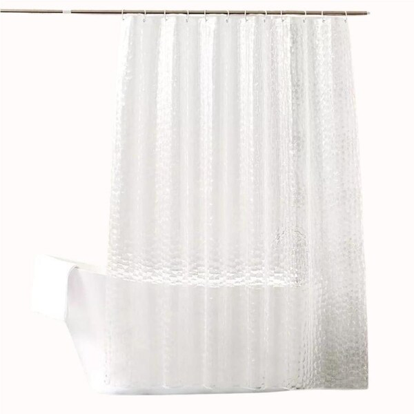 Waterproof Bathing Shower Curtain 3D EVA 200X180CM Thick Bathroom Curtains