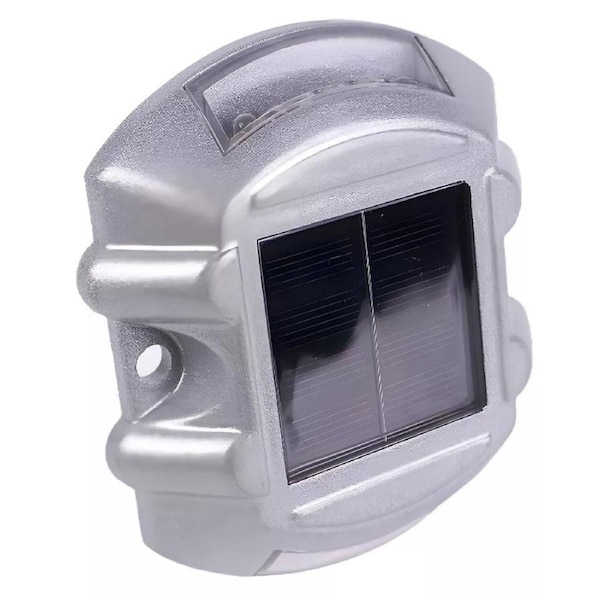 Solar Dock Light Pathway Warning Driveway Marker Lamp Path Deck Lights IP68