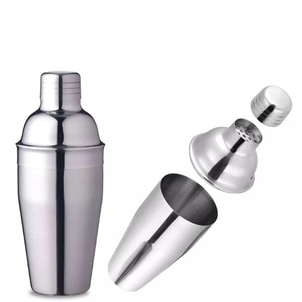 500ml Stainless Steel Cocktail Martini Shaker Bartender Barware Mixer