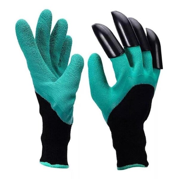1Pair Gardening Gloves Tough Built in Claws Seeding Planting Digging