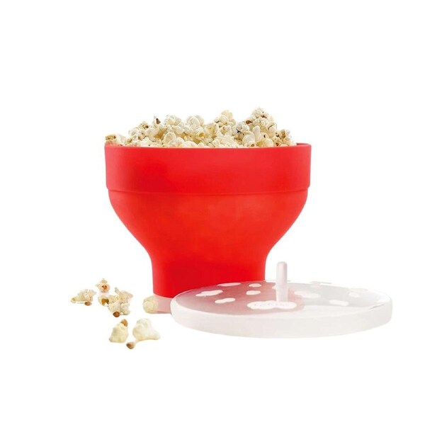 Popcorn Maker Cup Home Pop Corn Popper Machine Cooker Snack Microwave Bowl