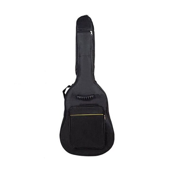 Acoustic Guitar Bag Padded Gig Bag Double Straps Backpack Soft Case Black