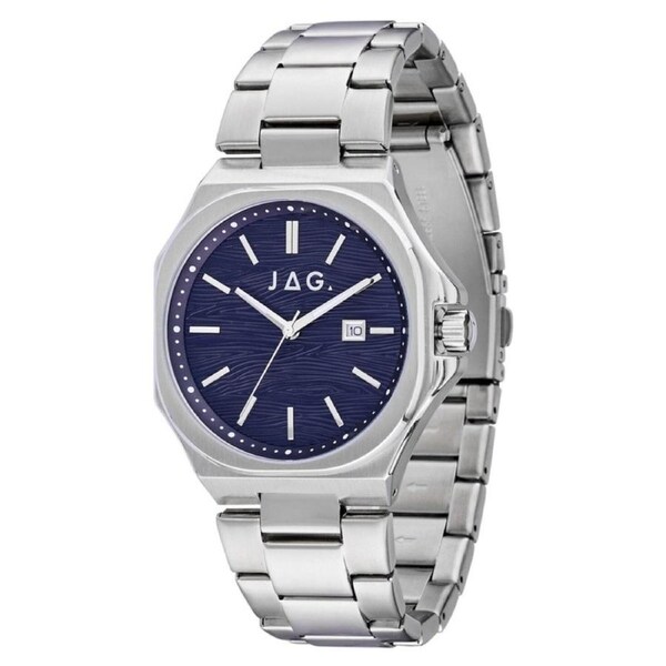 JAG ARCHER Analogue Blue Dial Stainless Steel Men's Watch (J2824A)