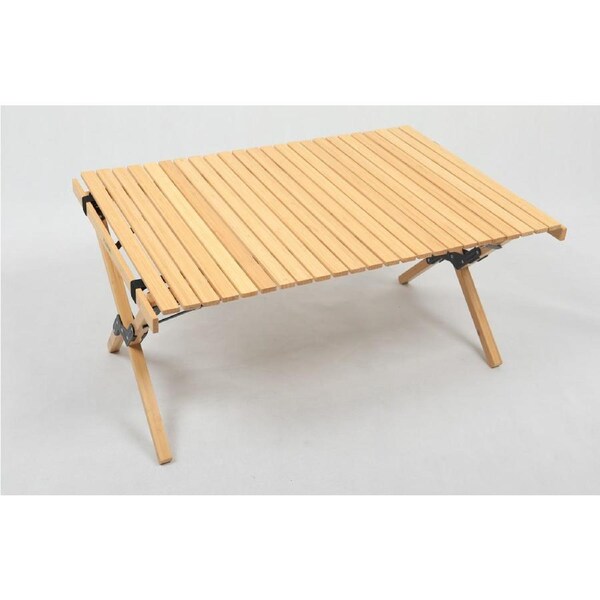 ECAMPING Folding Bamboo Camping Table