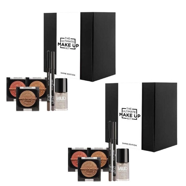 The Ultimate Make Up Kit Shine edition Eyes Nails Ulta3 MUD Makeup Design 2 x Pack