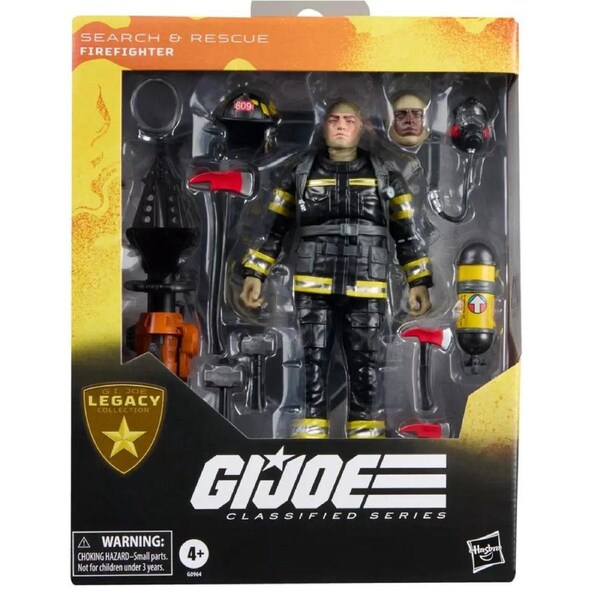 G.I. Joe Classified Series Legacy Collection Search and Rescue Firefighter Action Figure