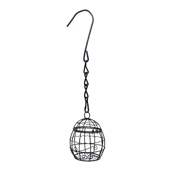 Outdoor Hanging Bird Feeder Cage Suspended Bird Feeding Device Garden Yard Decor