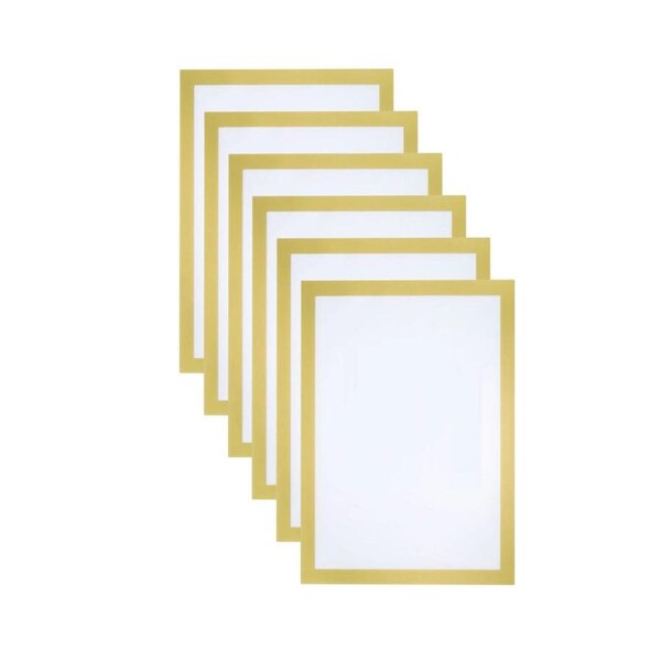 Magnetic Display Frame 6PCS A3 Wall Mount Magnet Frame Reusable Sign Holder Set