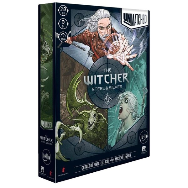 Unmatched The Witcher Steel and Silver Board Game