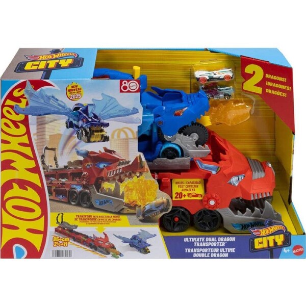 Hot Wheels City Ultimate Dual Dragon Transporter