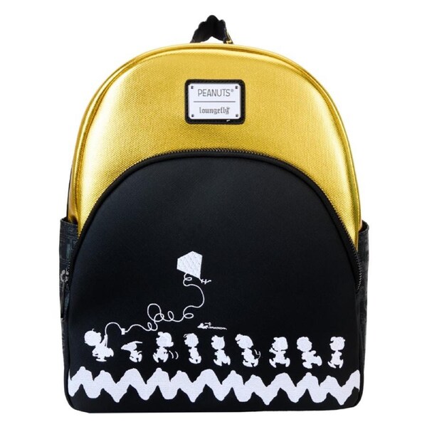 Loungefly Peanuts 75th Anniversary Mini Backpack 10 inch Faux Leather Mini Backpack